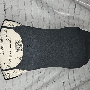 Victoria's Secret Ribbed Shelf Bra Racerback Tank Top Size Large Long